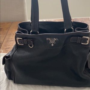 Black Prada Shoulder Bag